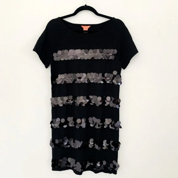 slim fit dress slacks Chloe Sequin Tunic Black by Chan Luu
